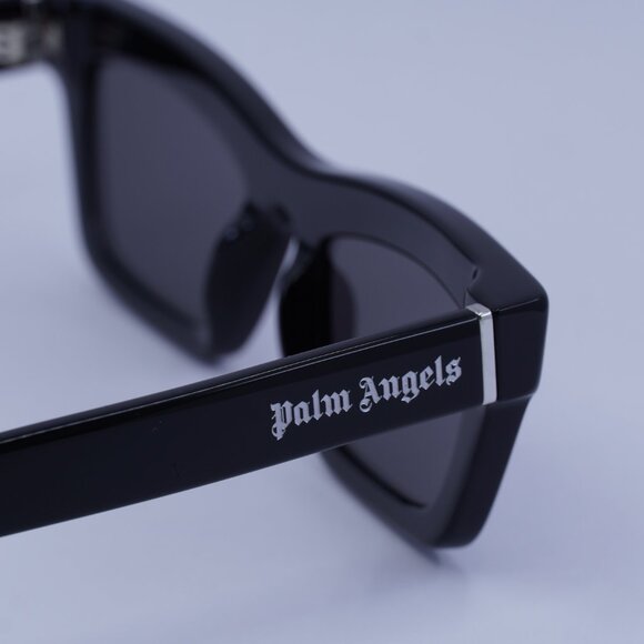 Palm Angels PERI108 MELROSE 1007 Sunglasses Black Cat Eye Frame, Grey Lenses - Picture 9 of 10